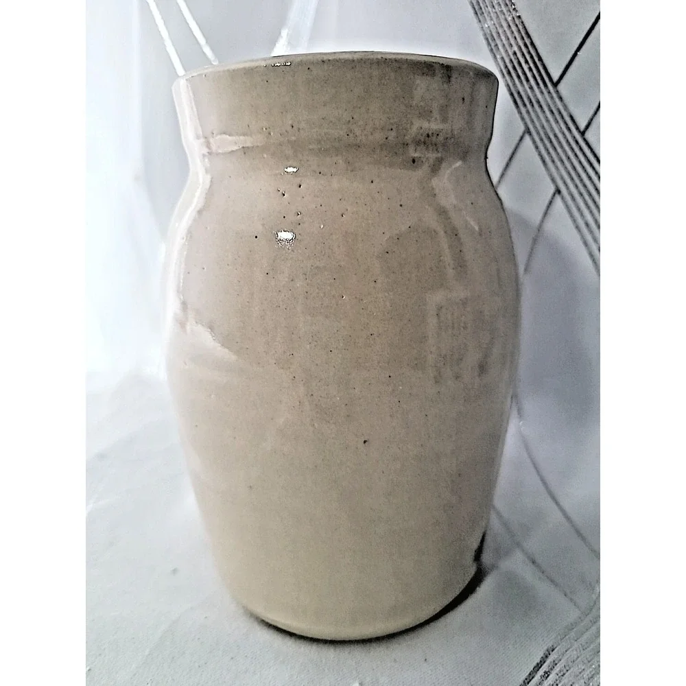 Vintage Paul Storie Pottery Vase Marshall TX‎ Dancing Bear Crock 6.5